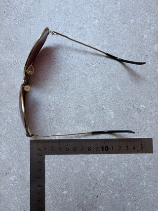 Gafas de sol aviador vintage doradas