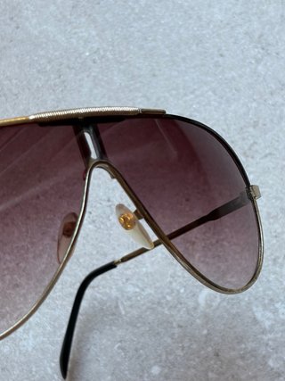 Gafas de sol aviador vintage doradas