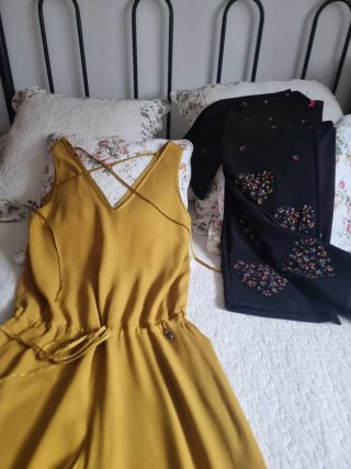 Conjunto mono y casaca.