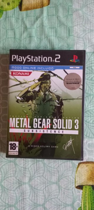 Metal Gear Solid 3 Subsistence PS2