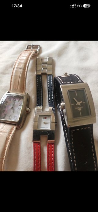 Lote 3 Relojes Tous, Lacoste, Tommy Hilfiger