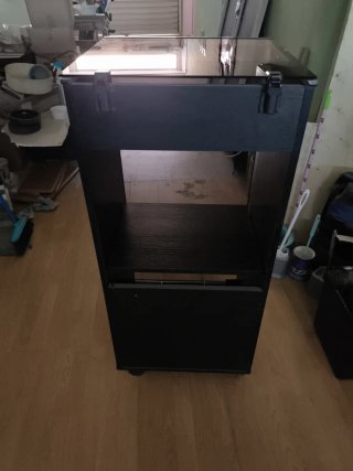 Mueble equipo de música negro