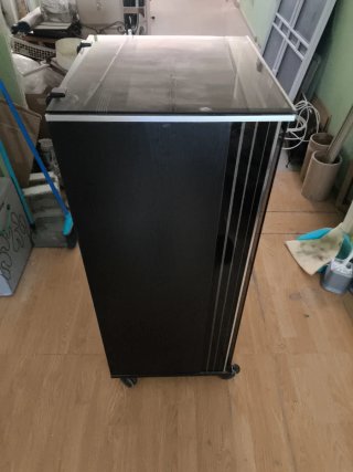 Mueble equipo de música negro