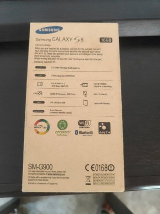 Caja Original Samsung Galaxy S5