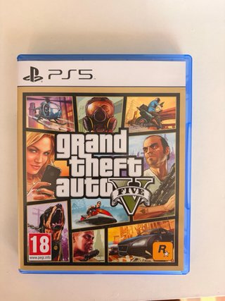 PS5 Slim 848GB + Mando + GTA V | Como nueva