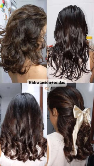 Hidratación capilar.