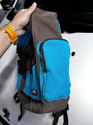 Mochila Vans Off The Wall Azul/Gris