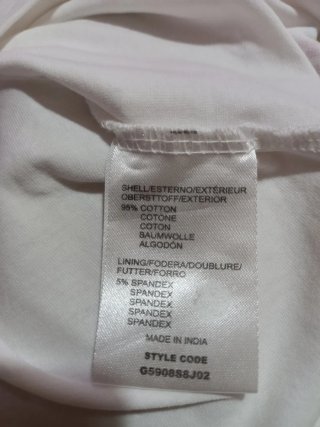 T-shirt bianca LEONE ragazza 14 anni
