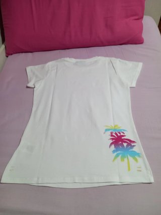 T-shirt bianca LEONE ragazza 14 anni