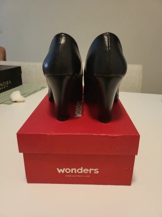 Zapatos de tacón Wonders negros talla 37