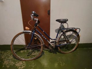 Bicicleta Clásica Vintage Azul