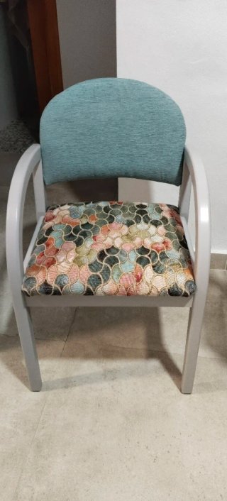 Sedia con seduta fantasia