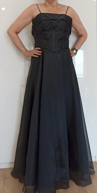Vestido fiesta negro mujer Talla 42