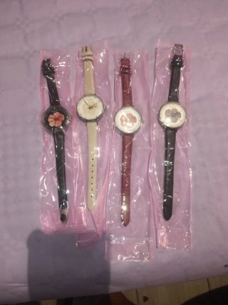 Relojes Chanel Florales (Set de 4)