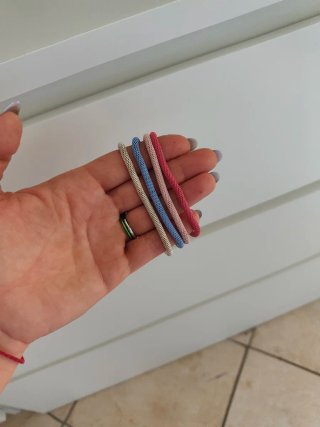 Set 4 Bracciali Elastici Colorati