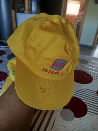 2 Gorras Seat Sport Firmadas