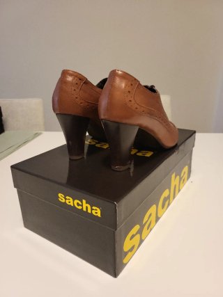 Zapatos de tacón Sacha cognac talla 37