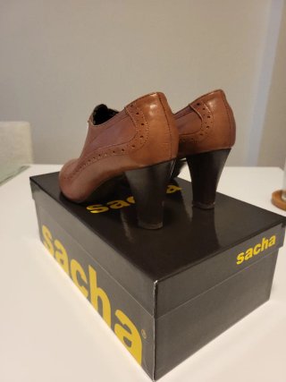 Zapatos de tacón Sacha cognac talla 37