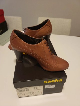 Zapatos de tacón Sacha cognac talla 37