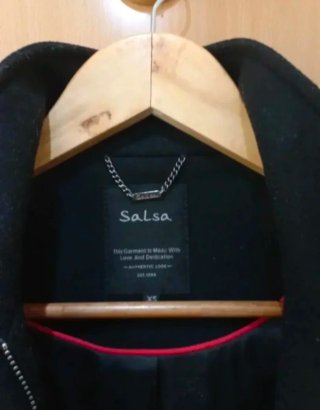 Abrigo de mujer Salsa negro