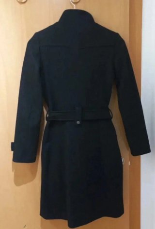 Abrigo de mujer Salsa negro