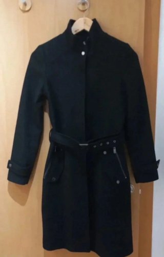 Abrigo de mujer Salsa negro