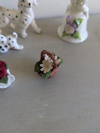 Lote 7 figuras porcelana vintage