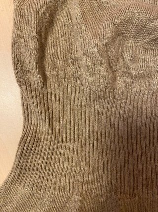 Camiseta Prada Marrón Tirantes Acanalada.
