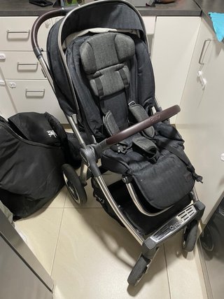 Cochecito Oyster 3 BabyStyle Negro