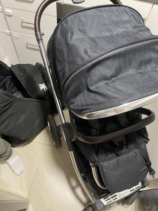 Cochecito Oyster 3 BabyStyle Negro