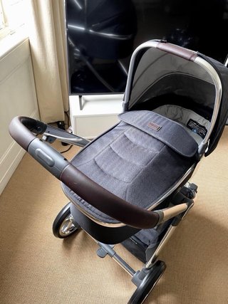 Cochecito Oyster 3 BabyStyle Negro