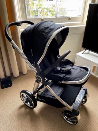 Cochecito Oyster 3 BabyStyle Negro