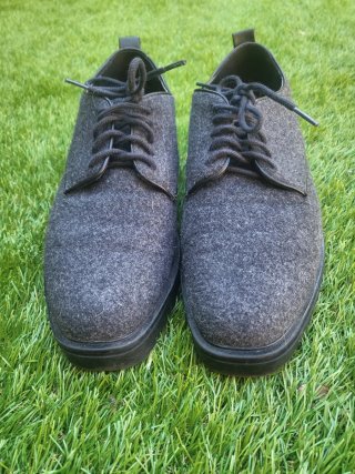 Mocasines Zara Blucher Gris Marengo