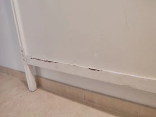 Cabecero de cama blanco estilo clásico