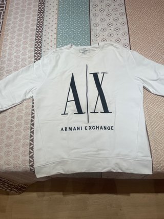 Sudadera Armani Exchange AX Blanca