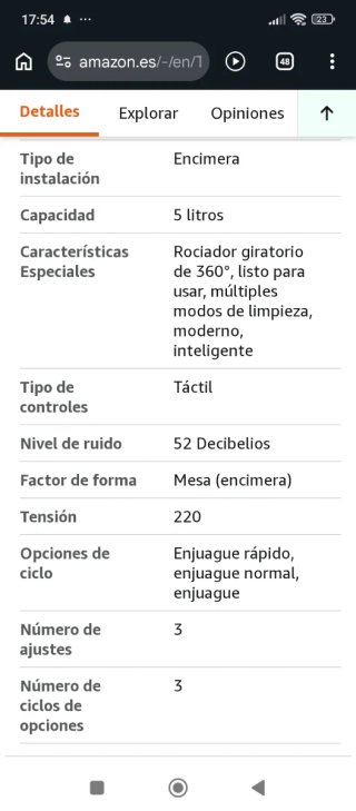 Lavavajillas de sobremesa compacto