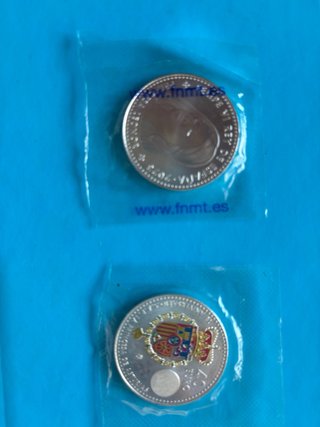 Moneda de Plata 18 Aniversario Princesa de Asturia