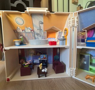 Casa de muñecas Playmobil con su caja original