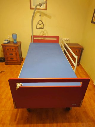 Cama ortopédica Invacare + colchón antiescaras