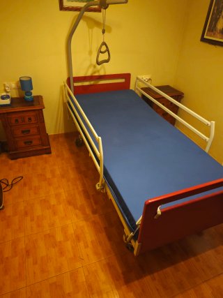 Cama ortopédica Invacare + colchón antiescaras