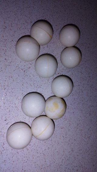 Pelotas de Pin Pon Tenis de Mesa antiguas