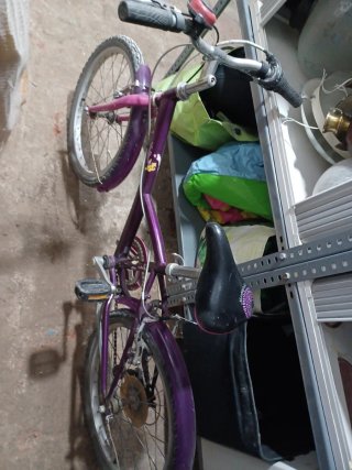Bicicleta infantil morada