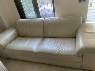 Sofá Natuzzi de piel 3 plazas