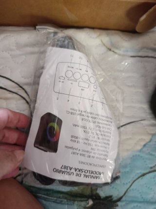 Altavoz Karaoke Stima SKA-A387 RGB LED Micrófono