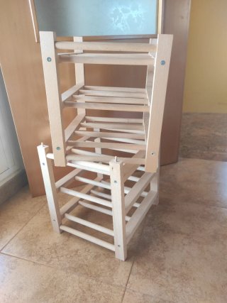 Scaffalature per vino in legno, impilabili