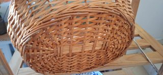 Cesta Mimbre Grande Decorativa