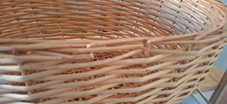 Cesta Mimbre Grande Decorativa