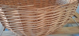 Cesta Mimbre Grande Decorativa
