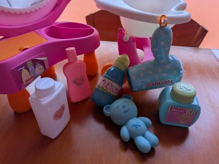 Lote de accesorios de peluquería de nenuco