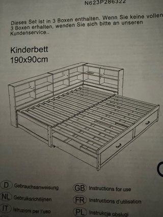 Cama nido con mueble